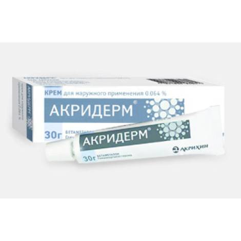 Акридерм 0,05% 30 г крем д/наруж. прим.