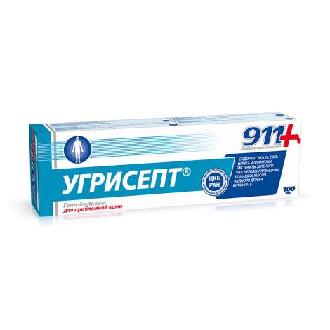911 Угрисепт 100,0 гель д/лица