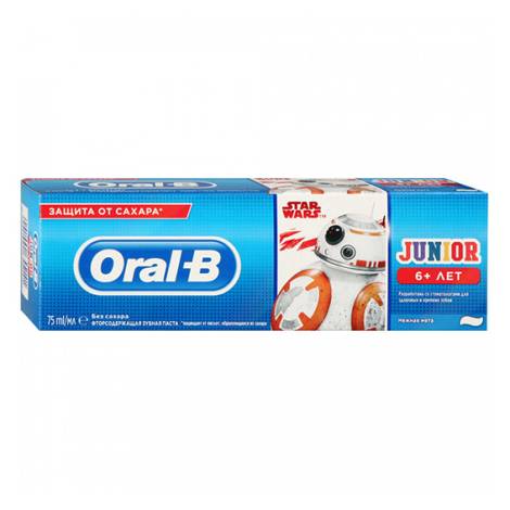 Зубная паста Oral-B 75,0 Junior д/детей нежная мята