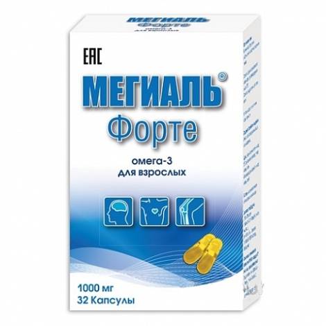 Мегиаль Форте 1000мг №32 капс