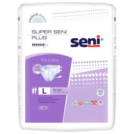 Подгузники Seni Super Plus Large д/взр. №30 (100-150)