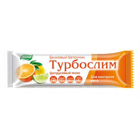 Турбослим батончик 50,0 цитрусовый микс