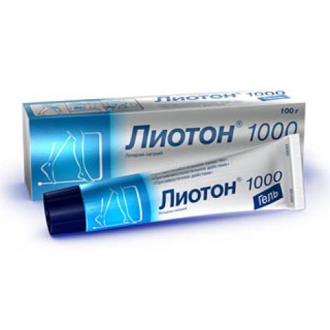 Лиотон 1000МЕ/1,0 100,0 гель