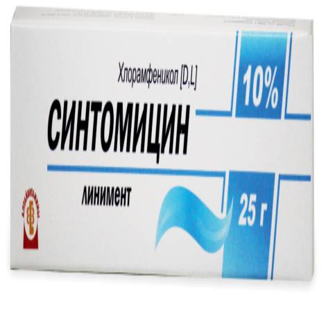 Синтомицин 10% 25,0 линимент
