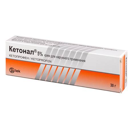 Кетонал 5% 30,0 крем