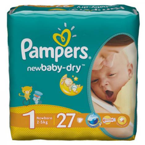 Подгузники Pampers 1 №27 Newborn 
