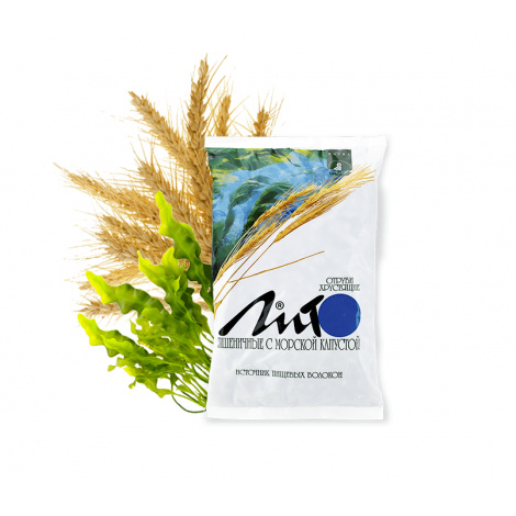 Отруби Лито хрустящие пшеничные с морск. капустой 200г