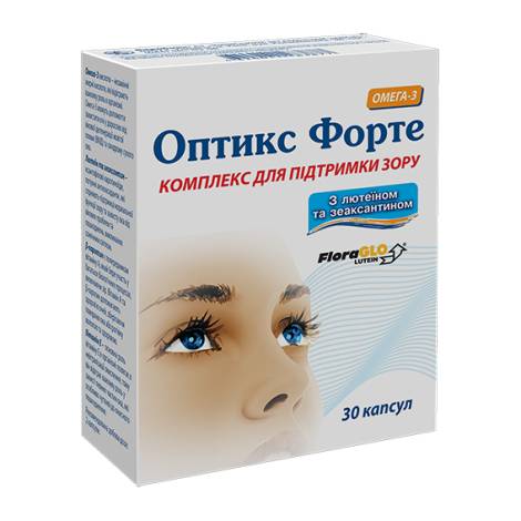 Оптикс Форте 750 мг № 30 капс.