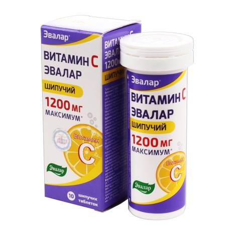 Витамин С 1200мг №10 шип. табл.
