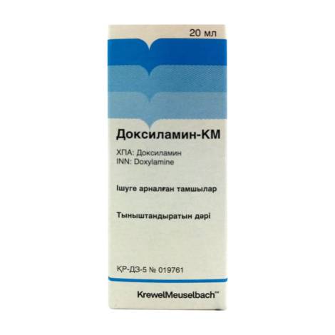 Доксиламин-КМ 25мг/мл 20,0 капли д/приема внутрь