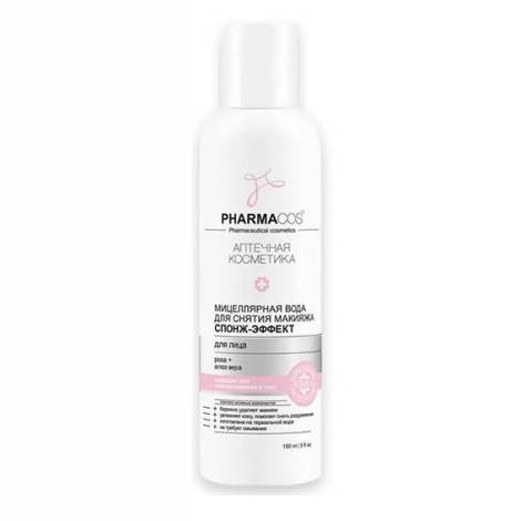 PHARMACOS Мицелярная вода д/снятия макияжа Спонж-эффект д/лица 150,0