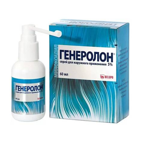 Генеролон 5% 60,0 Спрей д/наружного применения