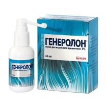 Генеролон 5% 60,0 Спрей д/наружного применения
