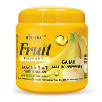 FRUT Therapy Маска питательная 3в1 для всех типов волос банан и масло мурумуру 450,0