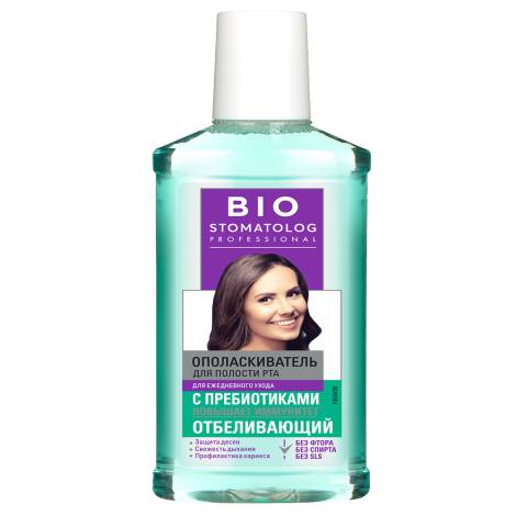 Ополаскиватель 250,0 Bio Stomatolog д/полости рта Отбеливающий