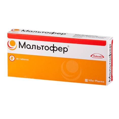 Мальтофер 100мг №30 табл. жевательные