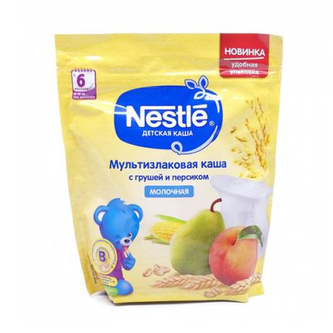 Каша Nestle 200,0 мультизлак+груша+персик