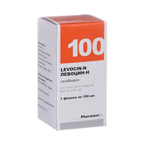 Левоцин 5мг/мл 100 мл р-р для инфузий
