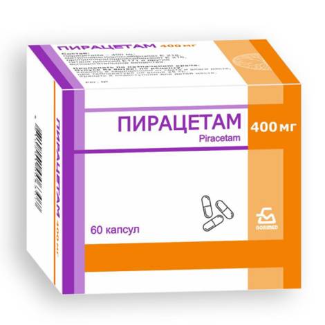 Пирацетам 400мг №60 капс.