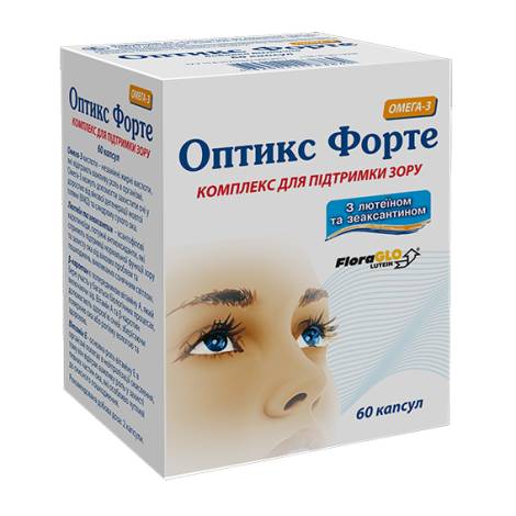 Оптикс Форте 750 мг № 60 капс.