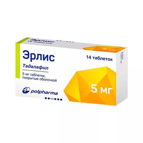 Эрлис 5мг №14 табл.